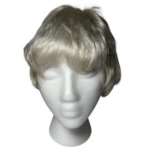 Jon Renau 5312 Petite Simplicity 60 Gray Silver White Straight Wig EUC Nature Bl